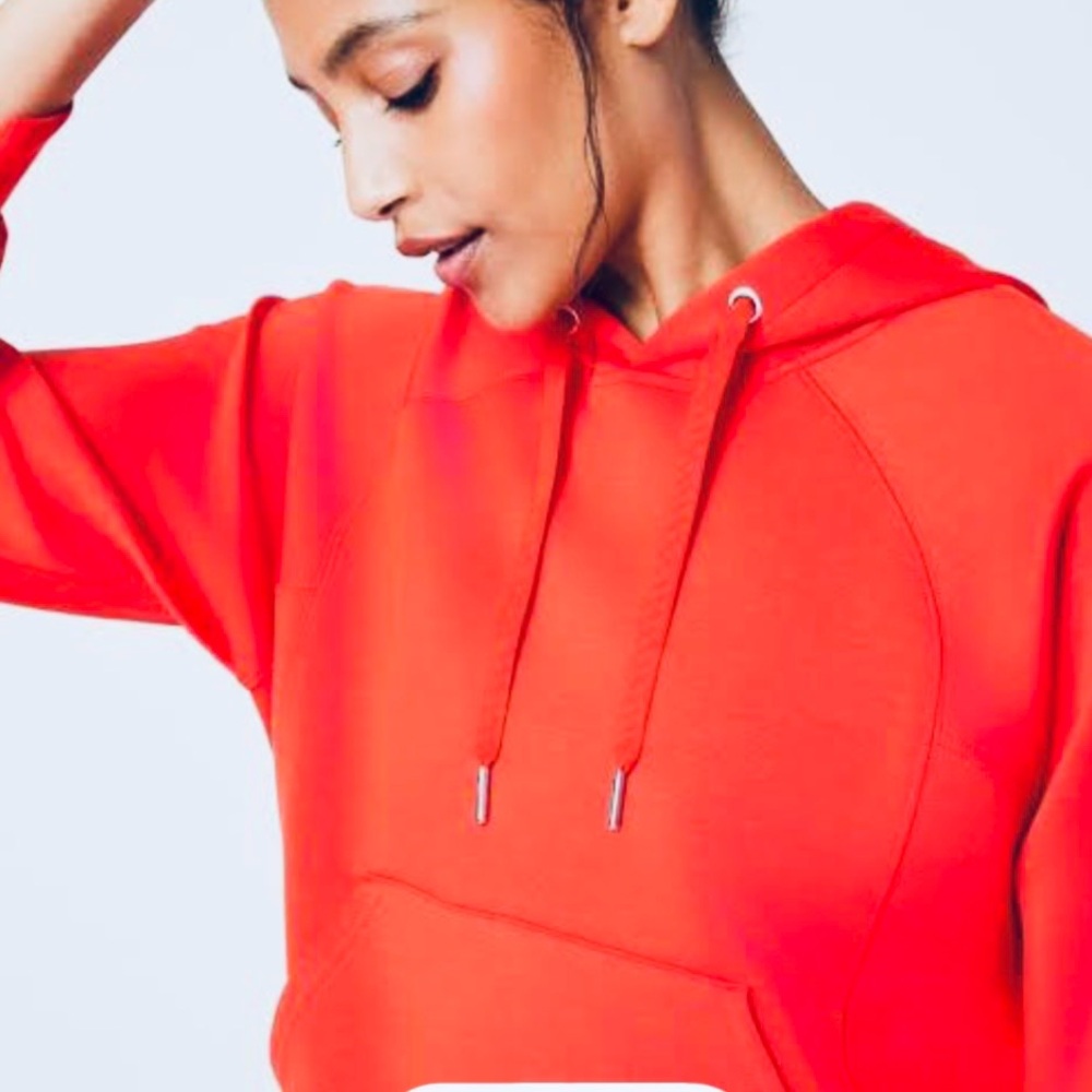 SPANX Vibrant Poppy (orange) Pullover